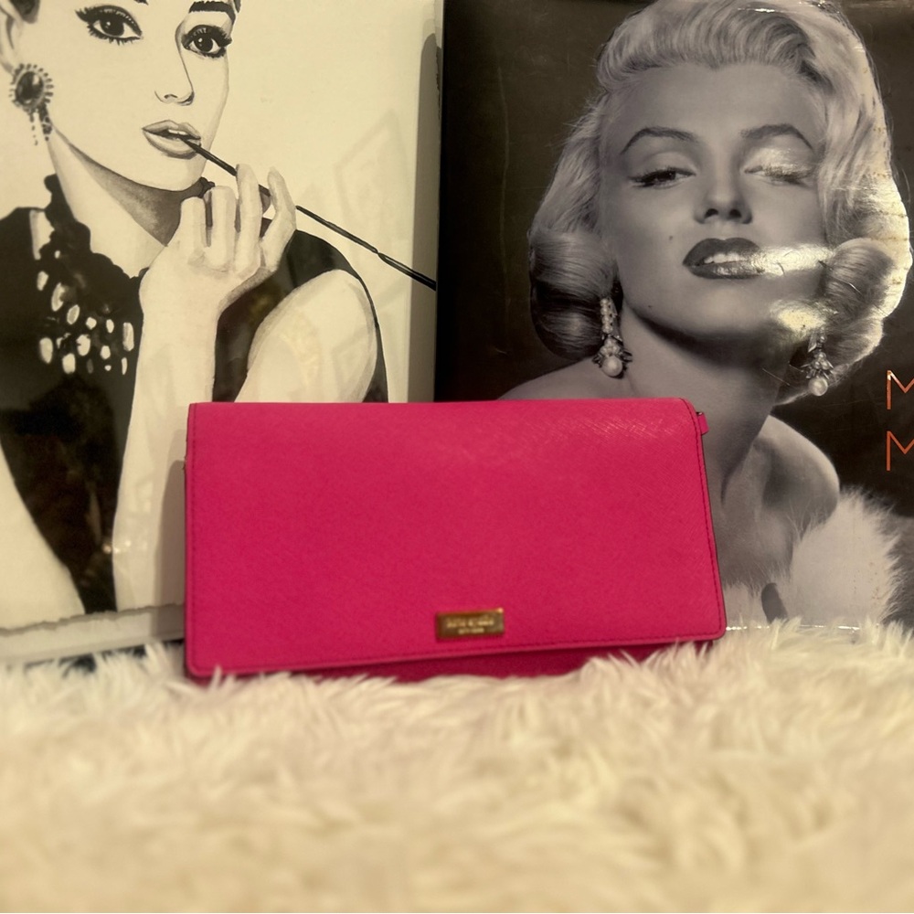 Kate Spade Vibrant Pink Clutch